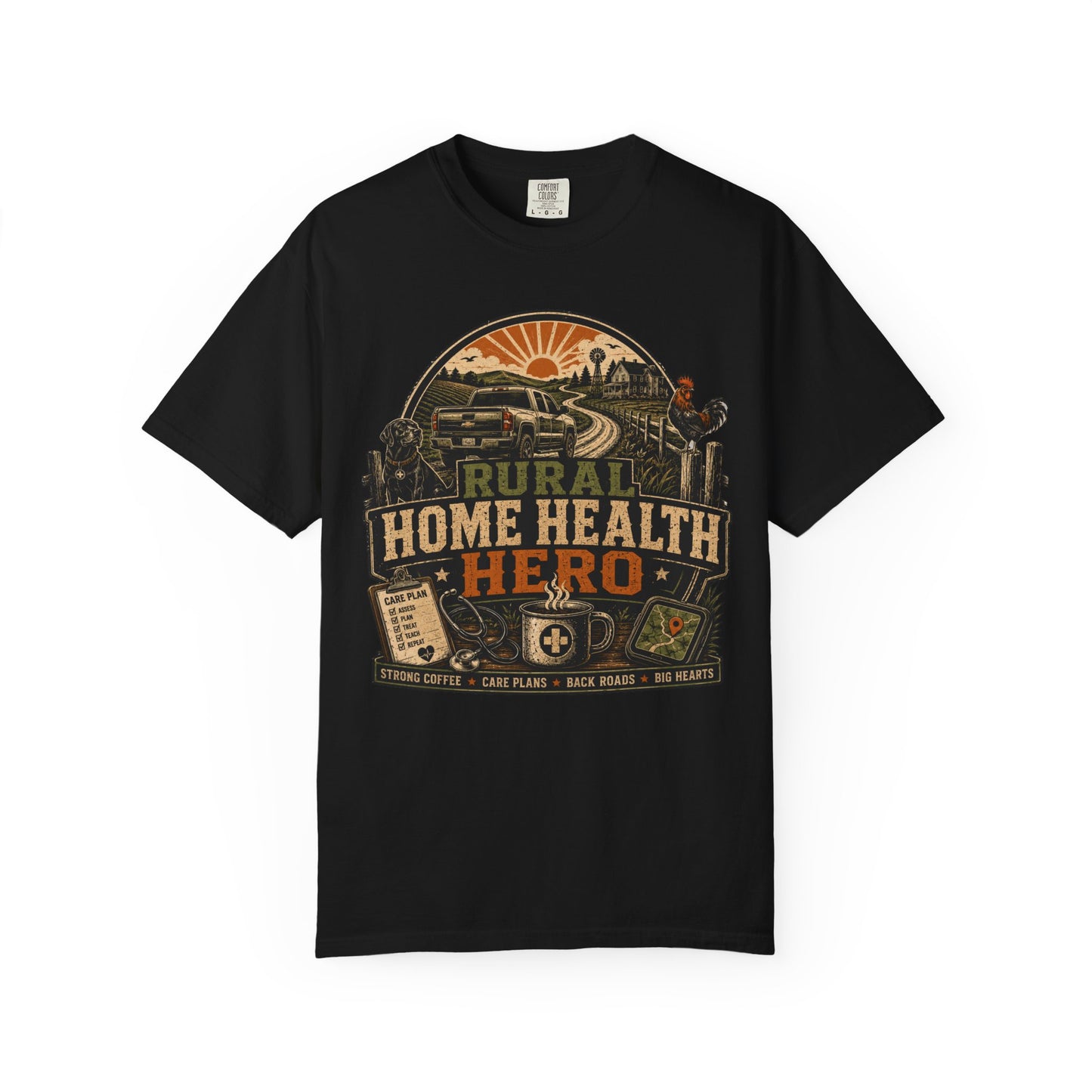 Men Of Rural Home Health Hero T-Shirt