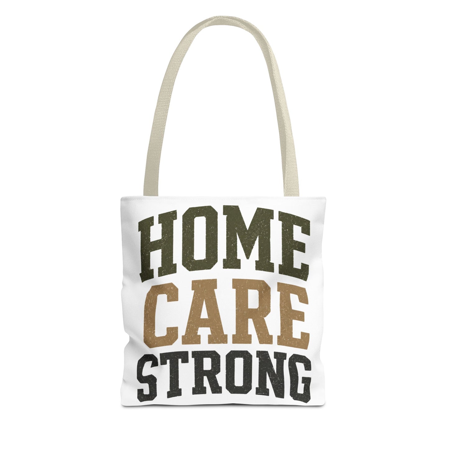 Home Care Strong Tote Bag — Durable AOP Shopper for Caregivers & Nurses