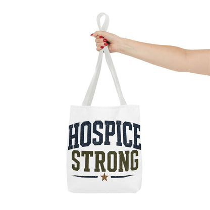 Hospice Strong Tote Bag — Support & Awareness Canvas Carryall