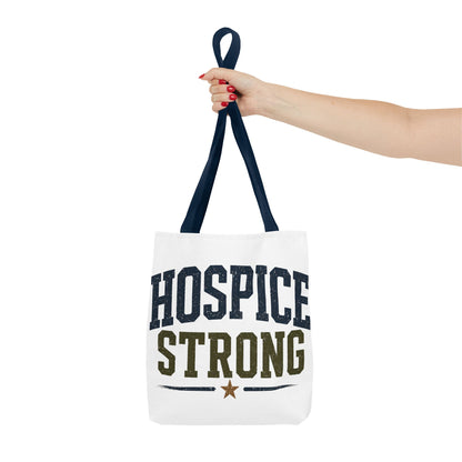 Hospice Strong Tote Bag — Support & Awareness Canvas Carryall