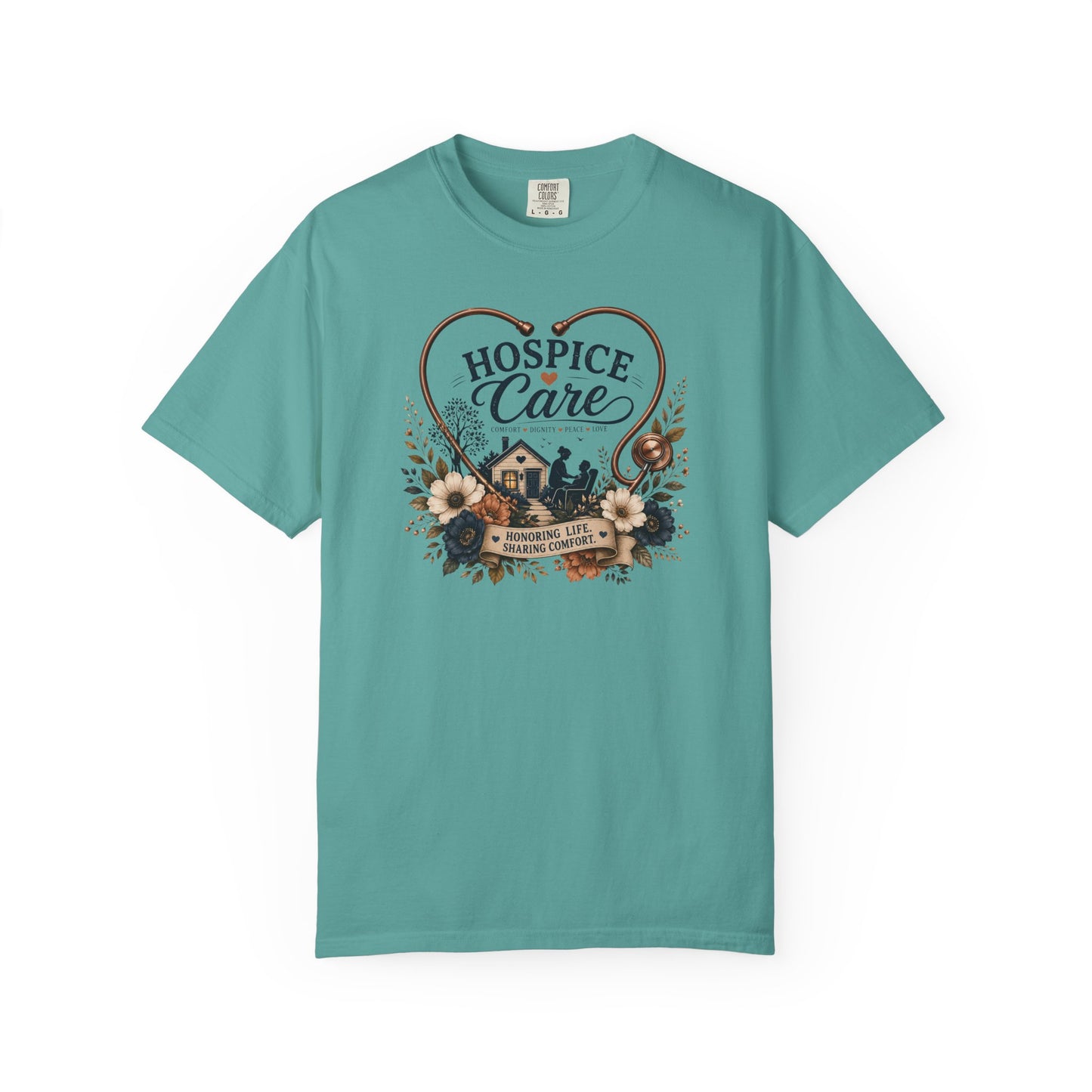 Hospice Care Heart T-Shirt — Compassionate Caregiver Tribute Tee