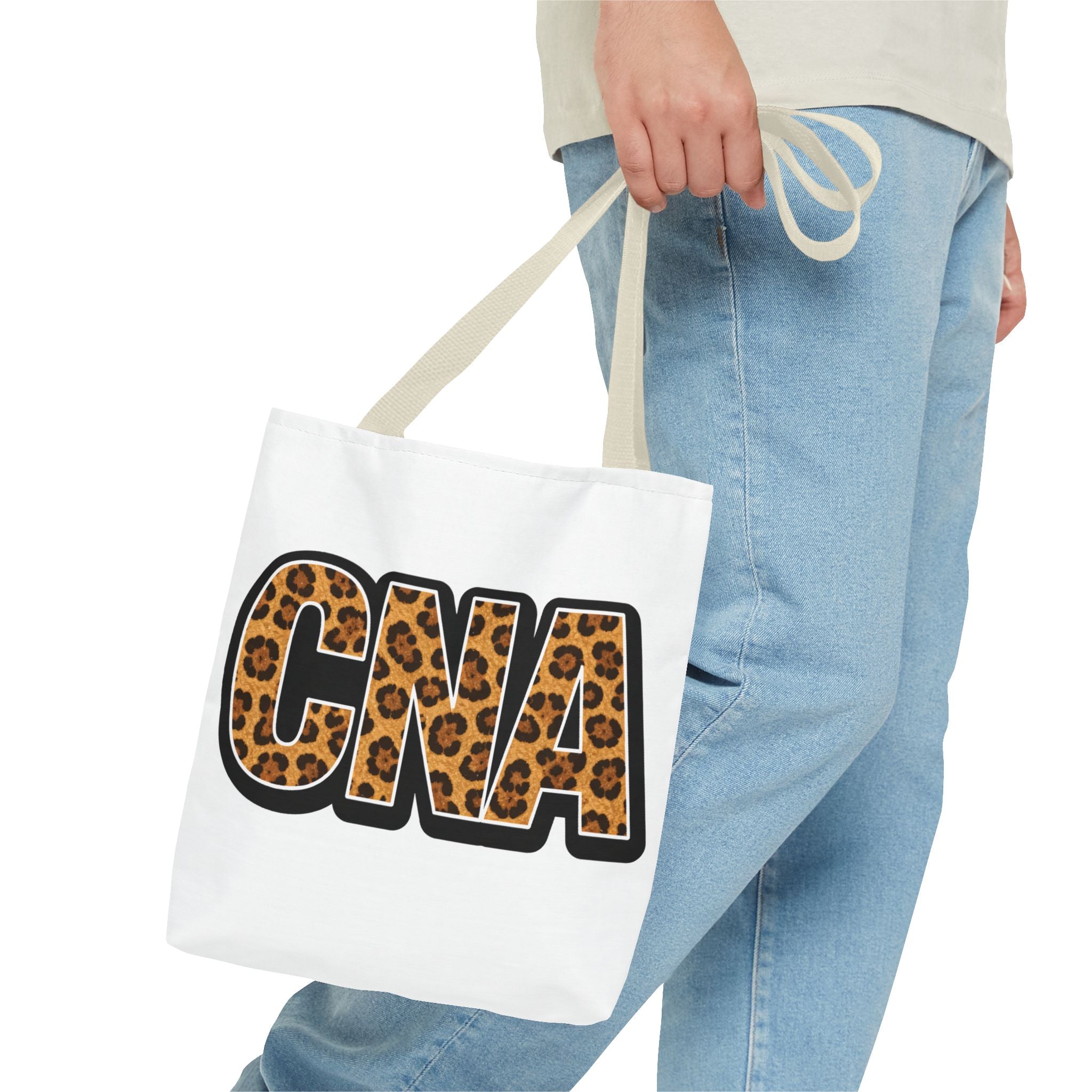 CNA Leopard Print Tote Bag –