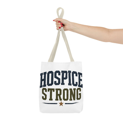 Hospice Strong Tote Bag — Support & Awareness Canvas Carryall