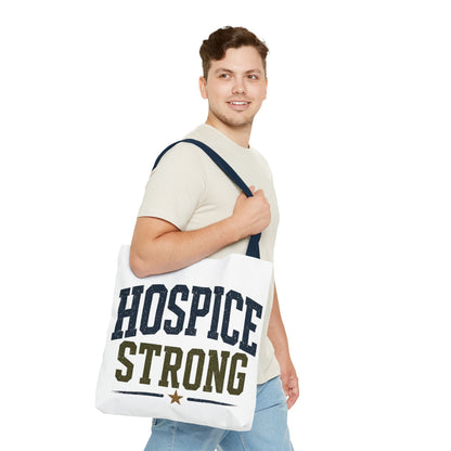 Hospice Strong Tote Bag — Support & Awareness Canvas Carryall