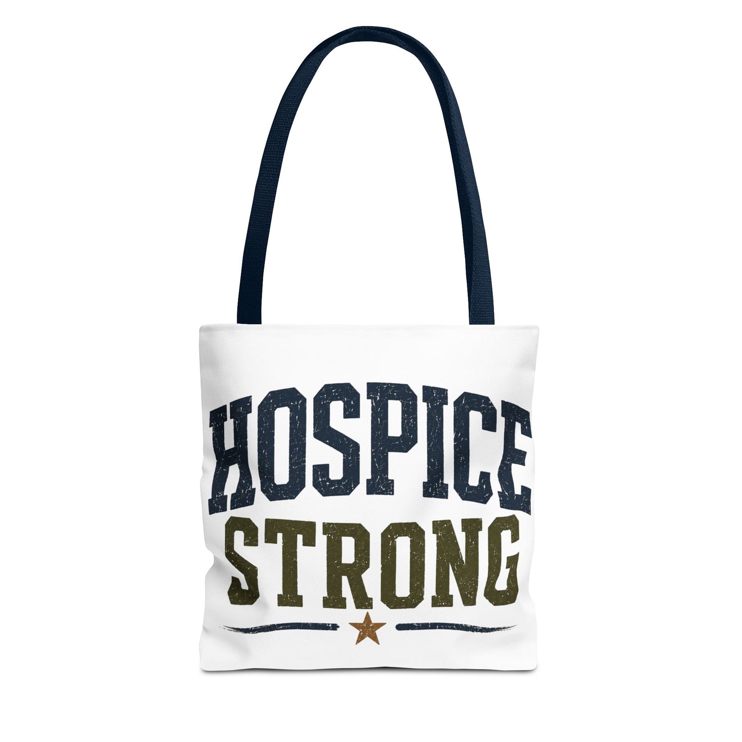 Hospice Strong Tote Bag — Support & Awareness Canvas Carryall