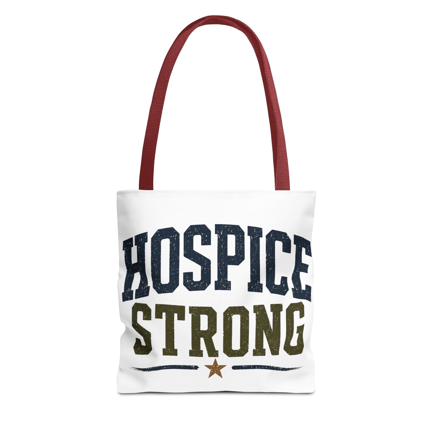 Hospice Strong Tote Bag — Support & Awareness Canvas Carryall