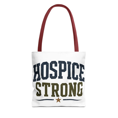 Hospice Strong Tote Bag — Support & Awareness Canvas Carryall