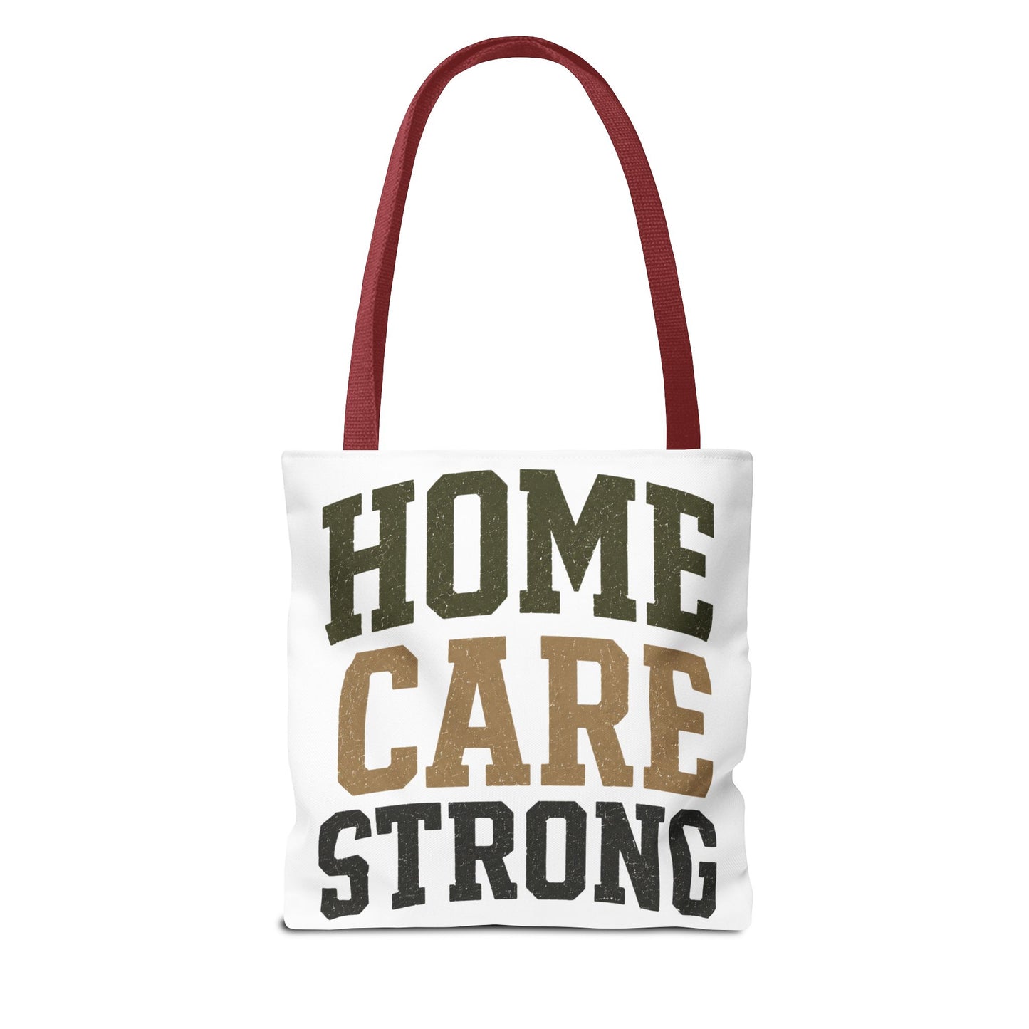 Home Care Strong Tote Bag — Durable AOP Shopper for Caregivers & Nurses