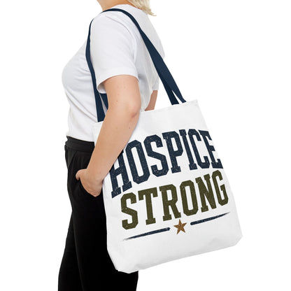Hospice Strong Tote Bag — Support & Awareness Canvas Carryall