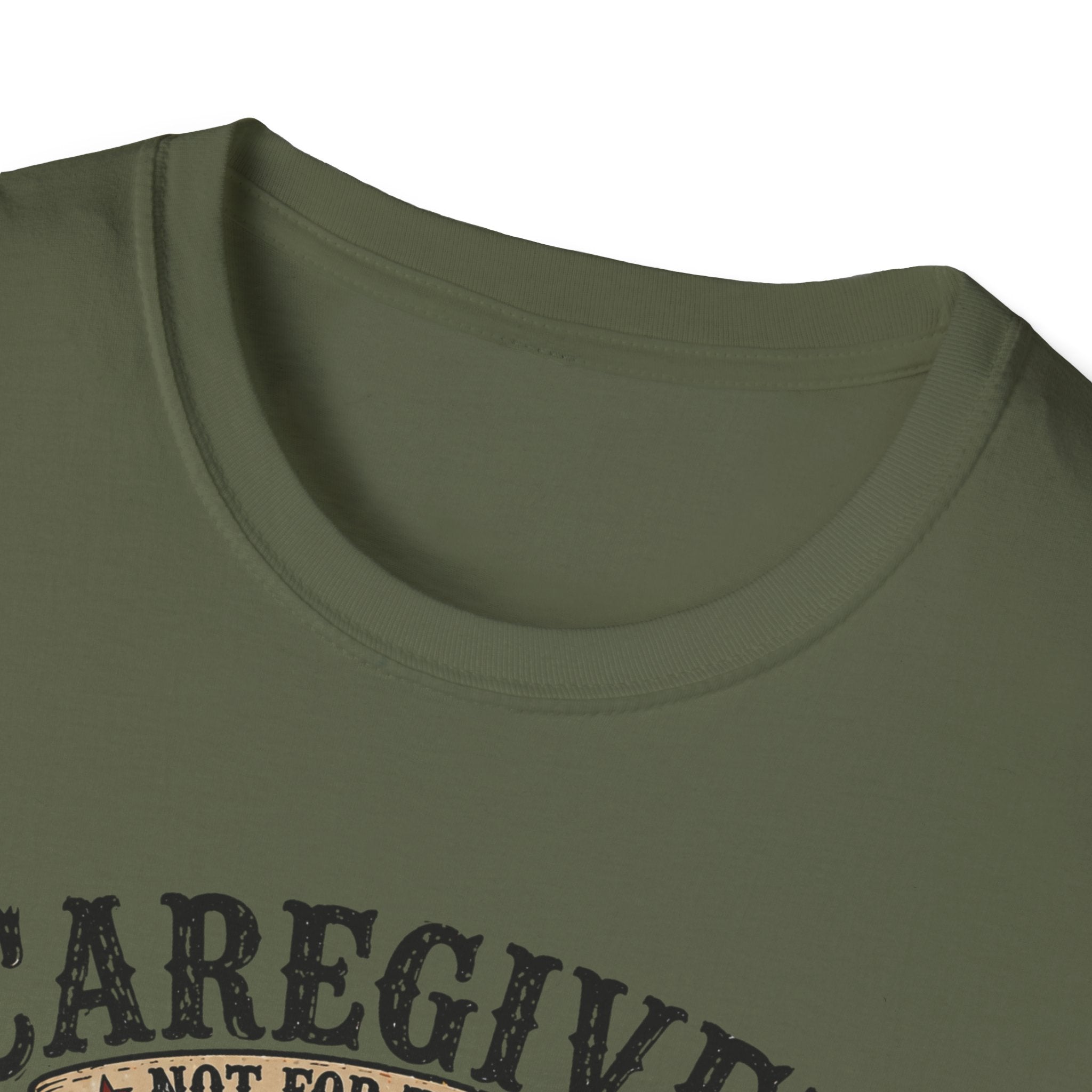 Caregiver Cowboy T-Shirt — "Caregiver: Still Showing Up" Graphic Tee