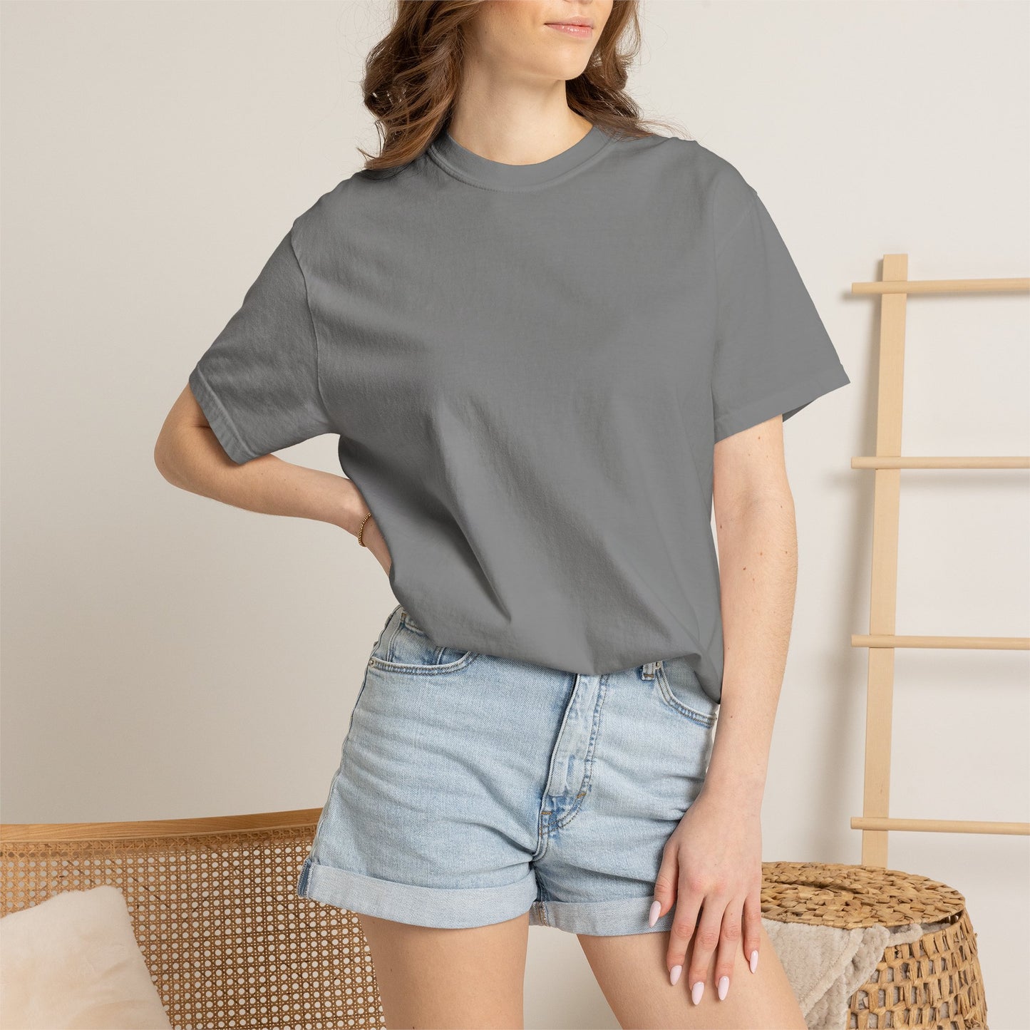 Caregiver Mode T-Shirt — Heartbeat Logo & Mountain Graphic