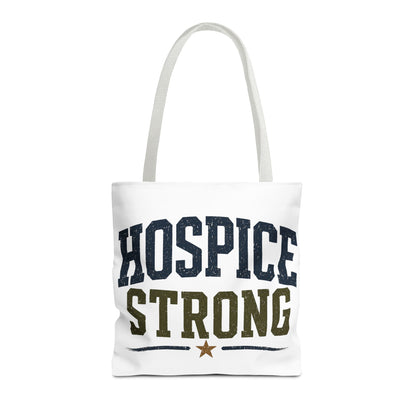 Hospice Strong Tote Bag — Support & Awareness Canvas Carryall
