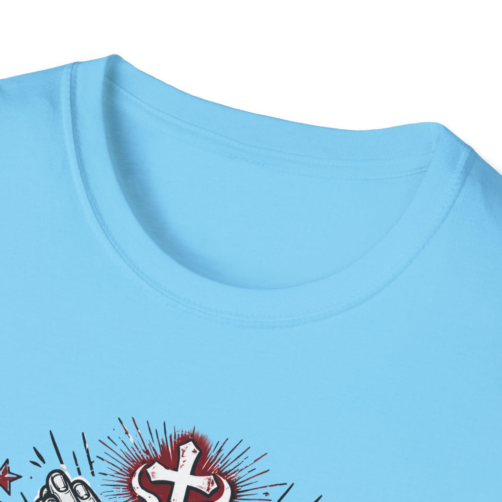 Prayer & Coffee T-Shirt — "Running on Prayer & Coffee" Christian Faith Tee