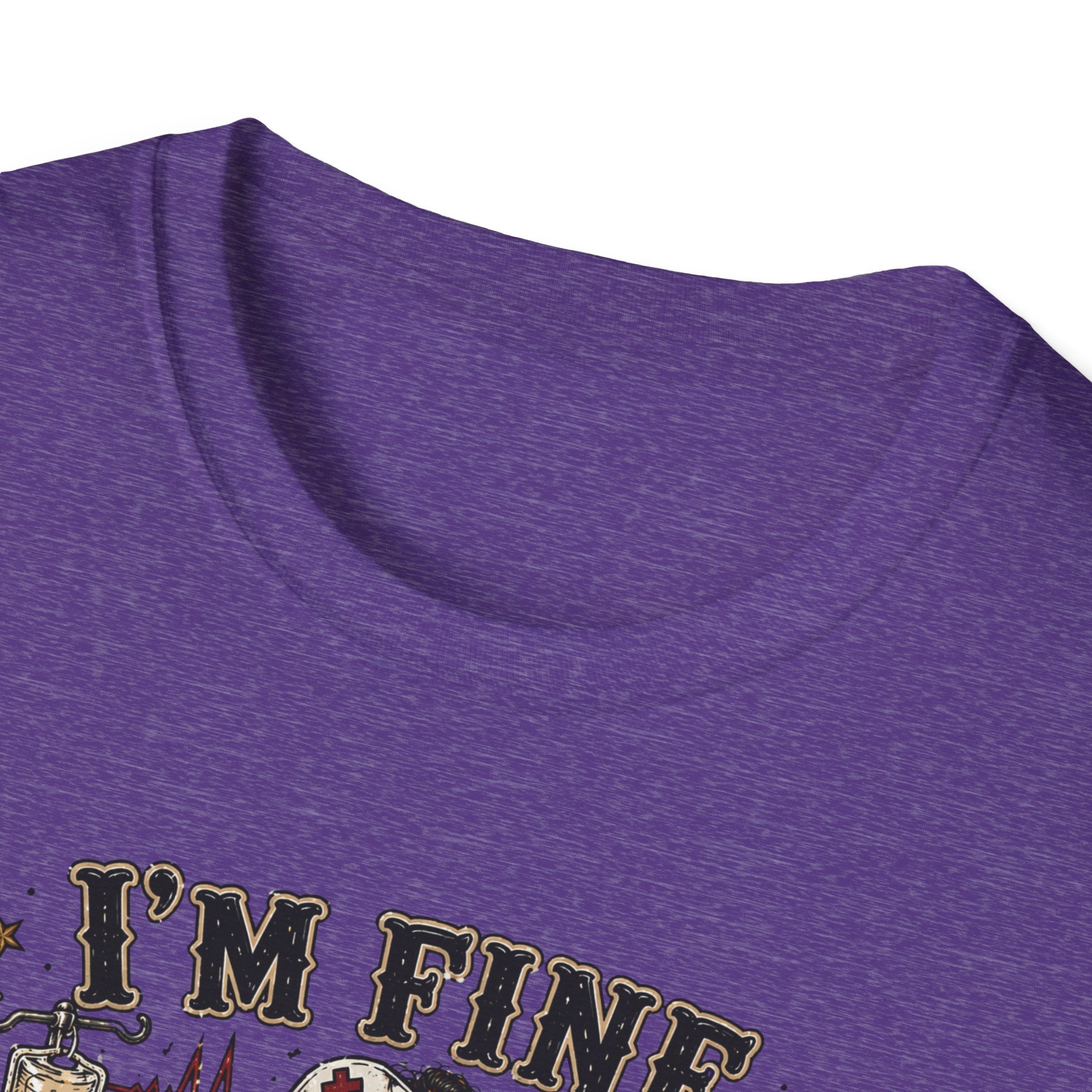 I'm Fine This Is Fine T-Shirt — Dark Humor Skeleton Graphic Tee