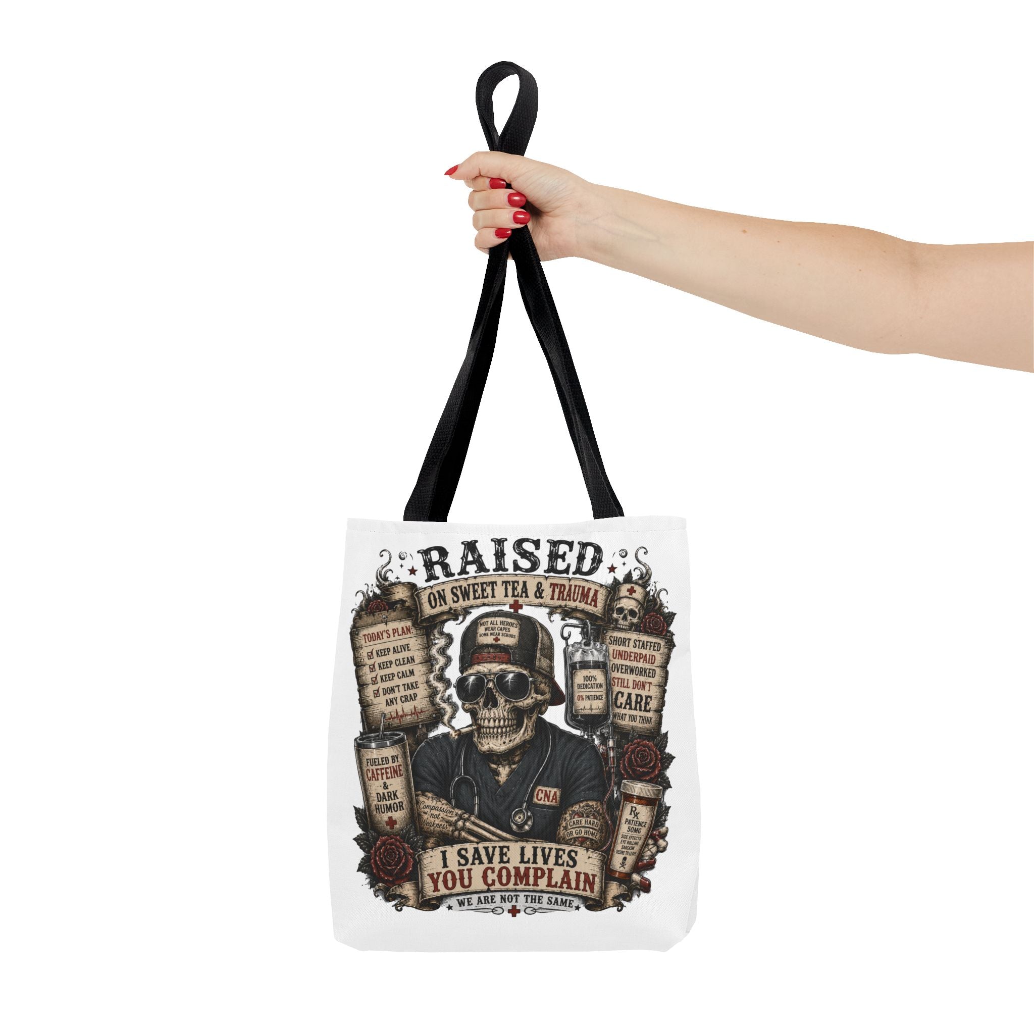Tote — "Raised on Sweet Tea & Trauma"