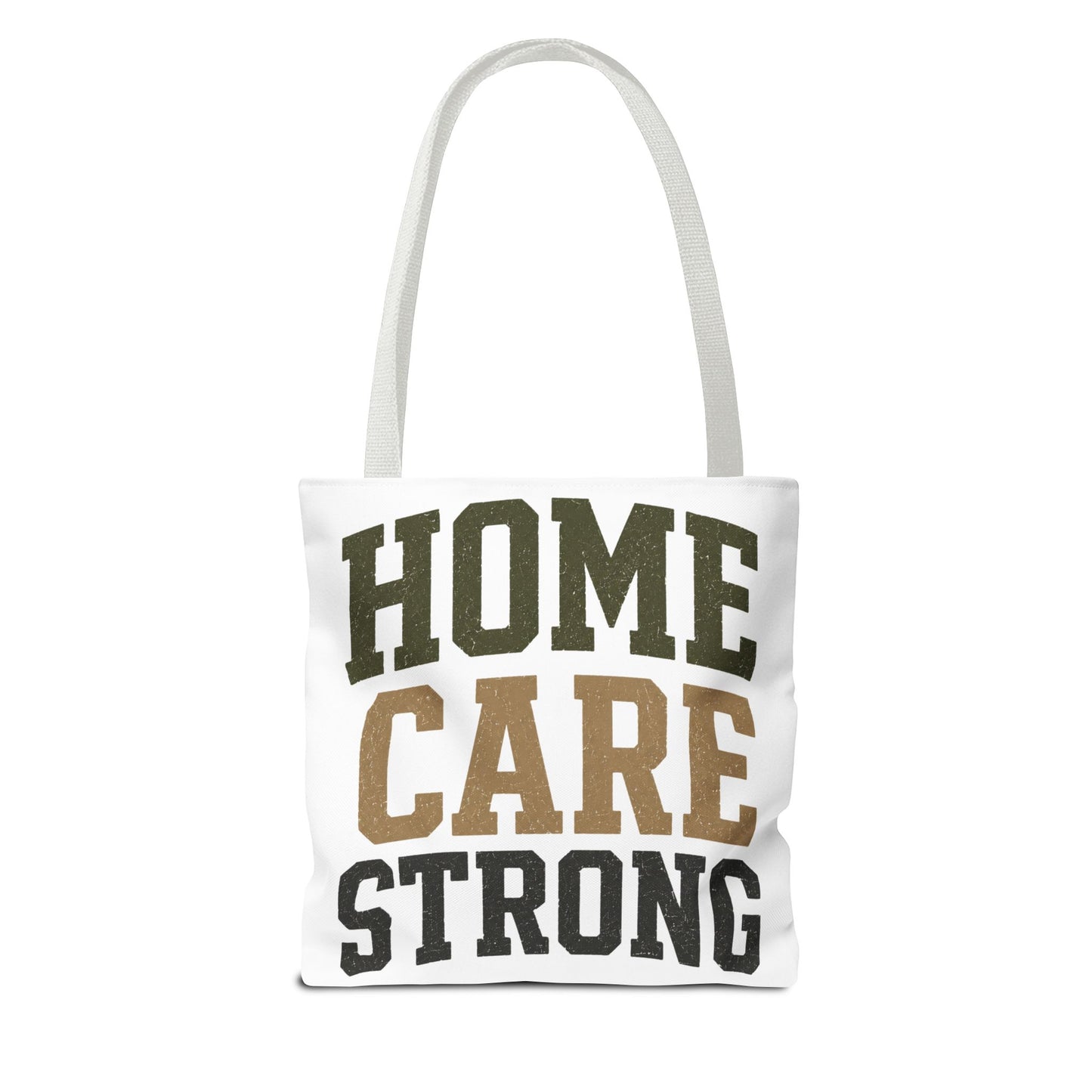 Home Care Strong Tote Bag — Durable AOP Shopper for Caregivers & Nurses
