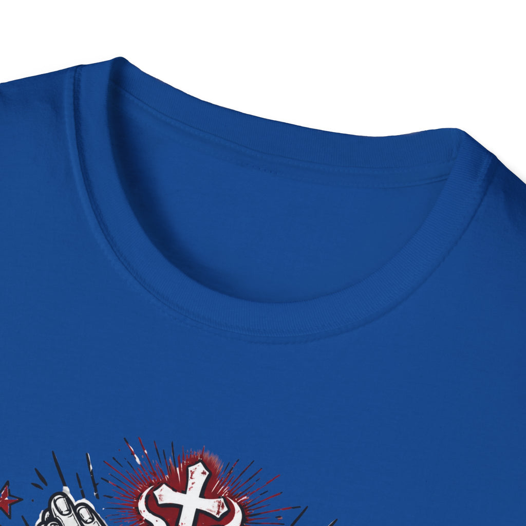 Prayer & Coffee T-Shirt — "Running on Prayer & Coffee" Christian Faith Tee