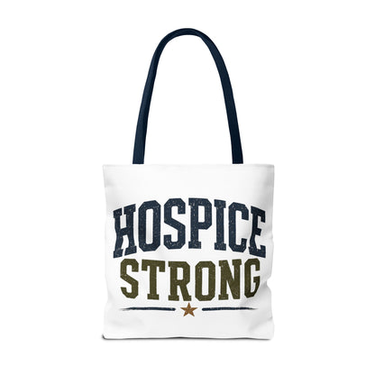 Hospice Strong Tote Bag — Support & Awareness Canvas Carryall