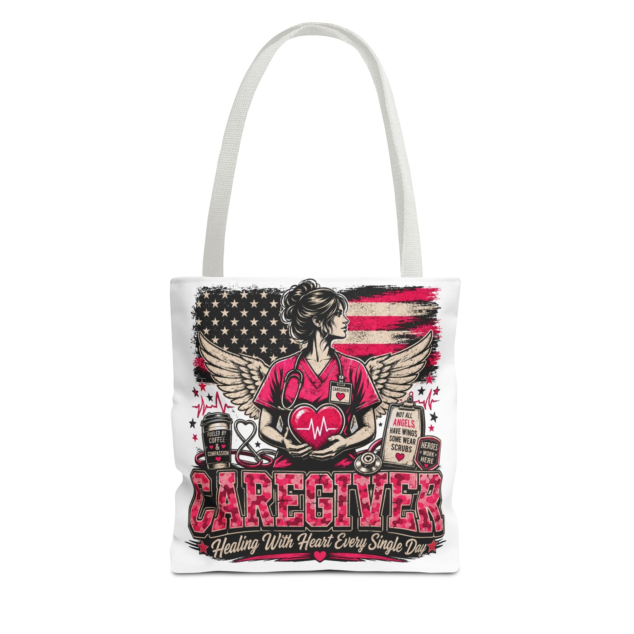 Caregiver Tote Bag – Nursing Angel Design,