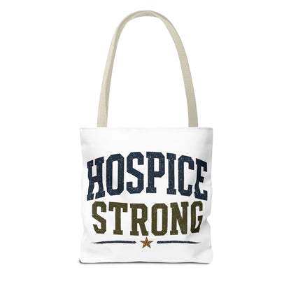Hospice Strong Tote Bag — Support & Awareness Canvas Carryall
