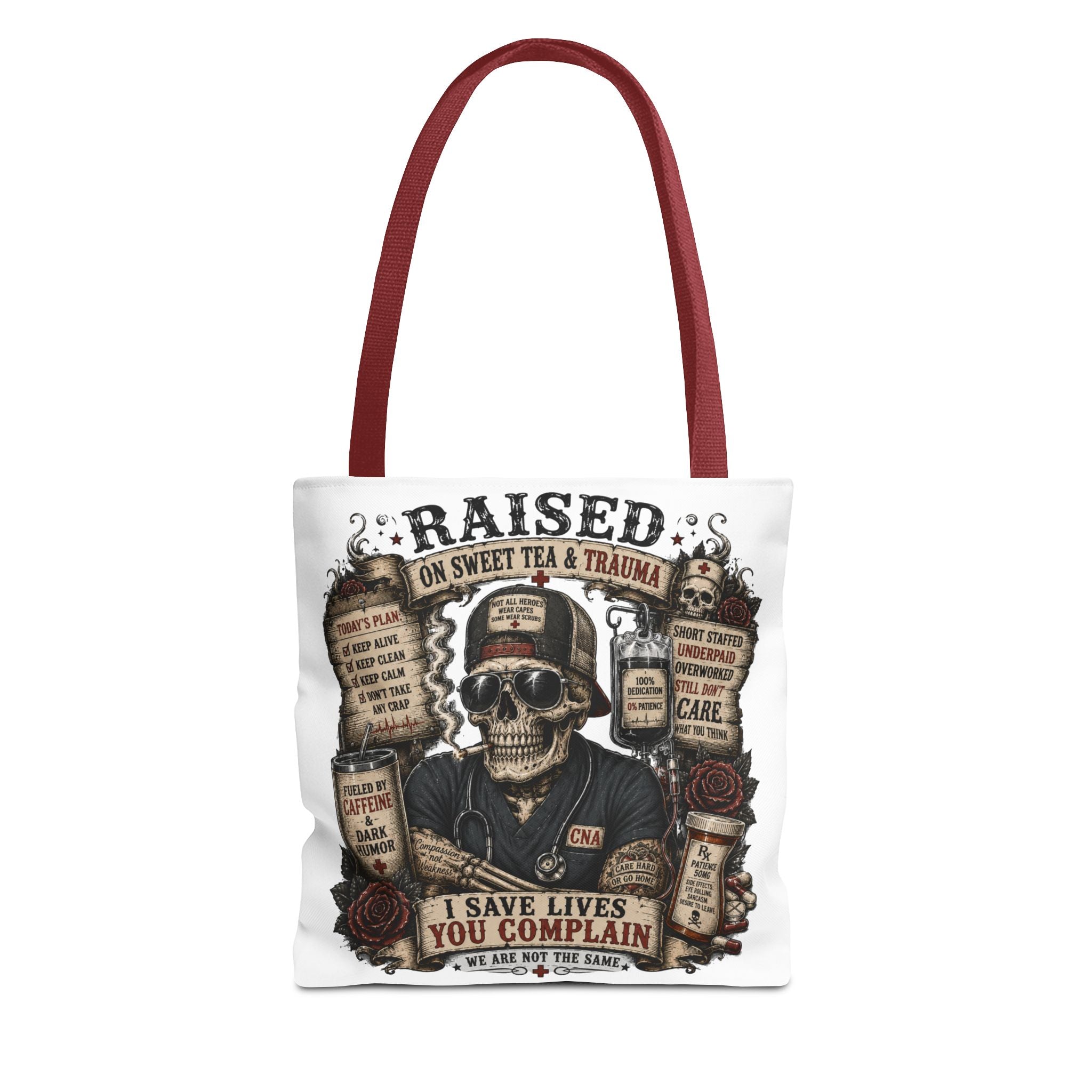 Tote — "Raised on Sweet Tea & Trauma"
