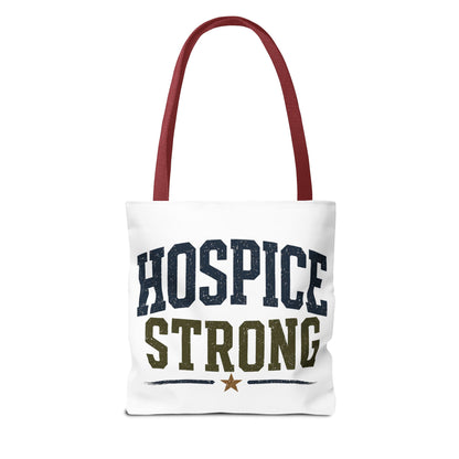 Hospice Strong Tote Bag — Support & Awareness Canvas Carryall