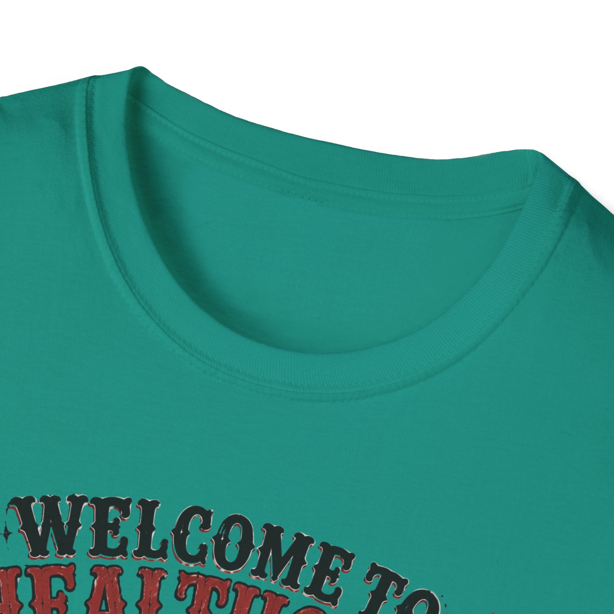 T-Shirt — “Welcome to Healthcare: Where Sleep Is Optional Skull Graphic Tee