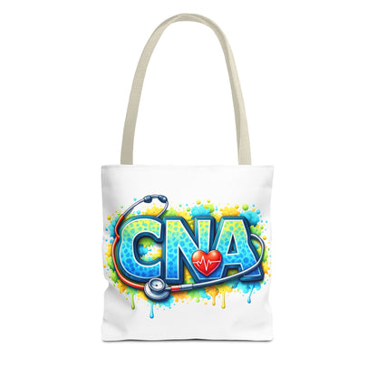 CNA Stethoscope Tote Bag – Colorful Healthcare Nurse Aide Gift