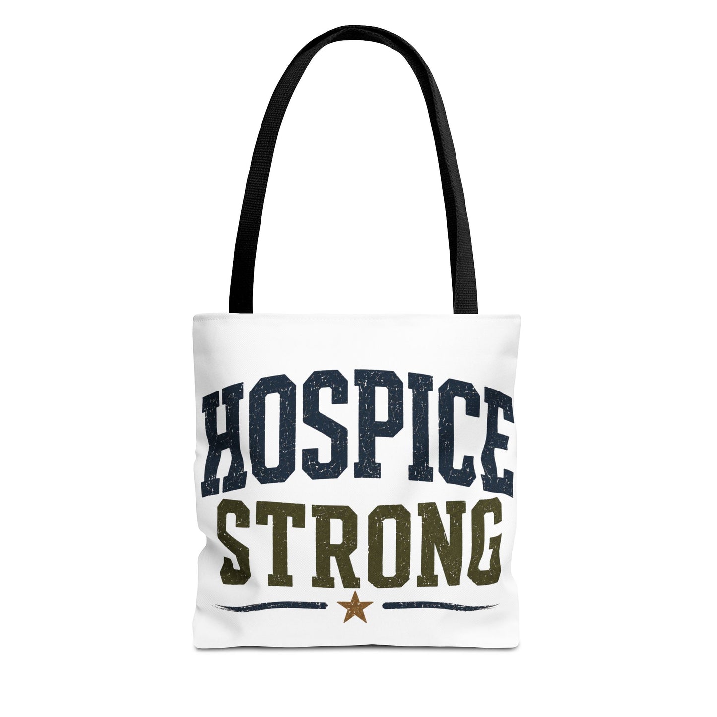 Hospice Strong Tote Bag — Support & Awareness Canvas Carryall