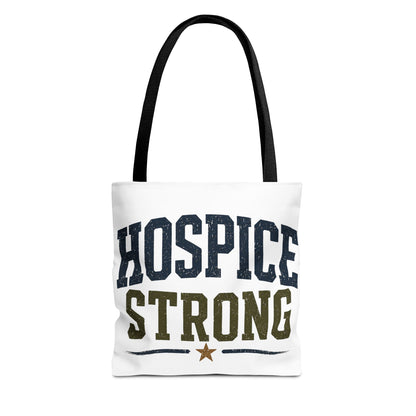 Hospice Strong Tote Bag — Support & Awareness Canvas Carryall