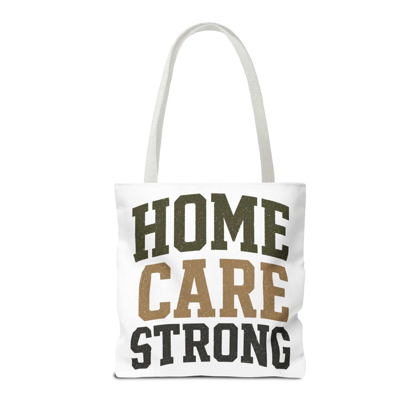 Home Care Strong Tote Bag — Durable AOP Shopper for Caregivers & Nurses