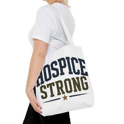 Hospice Strong Tote Bag — Support & Awareness Canvas Carryall