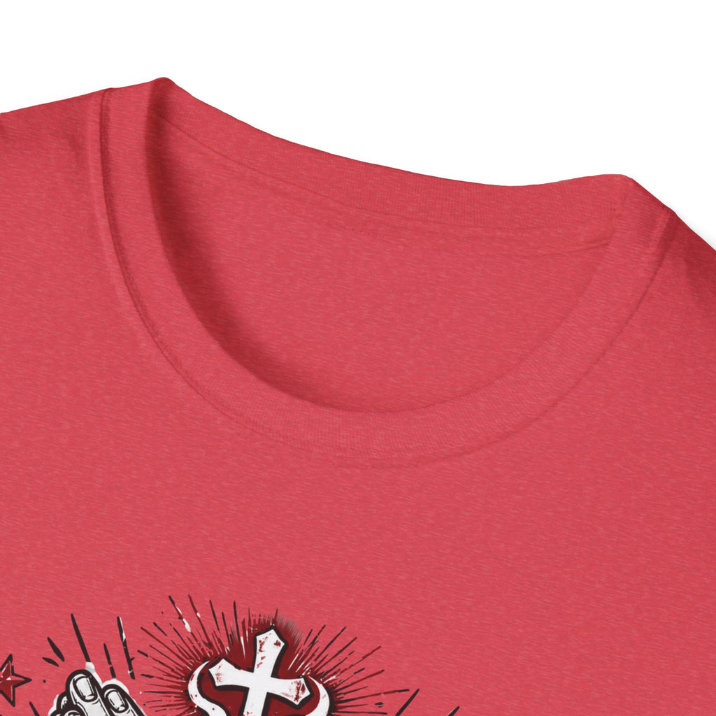 Prayer & Coffee T-Shirt — "Running on Prayer & Coffee" Christian Faith Tee