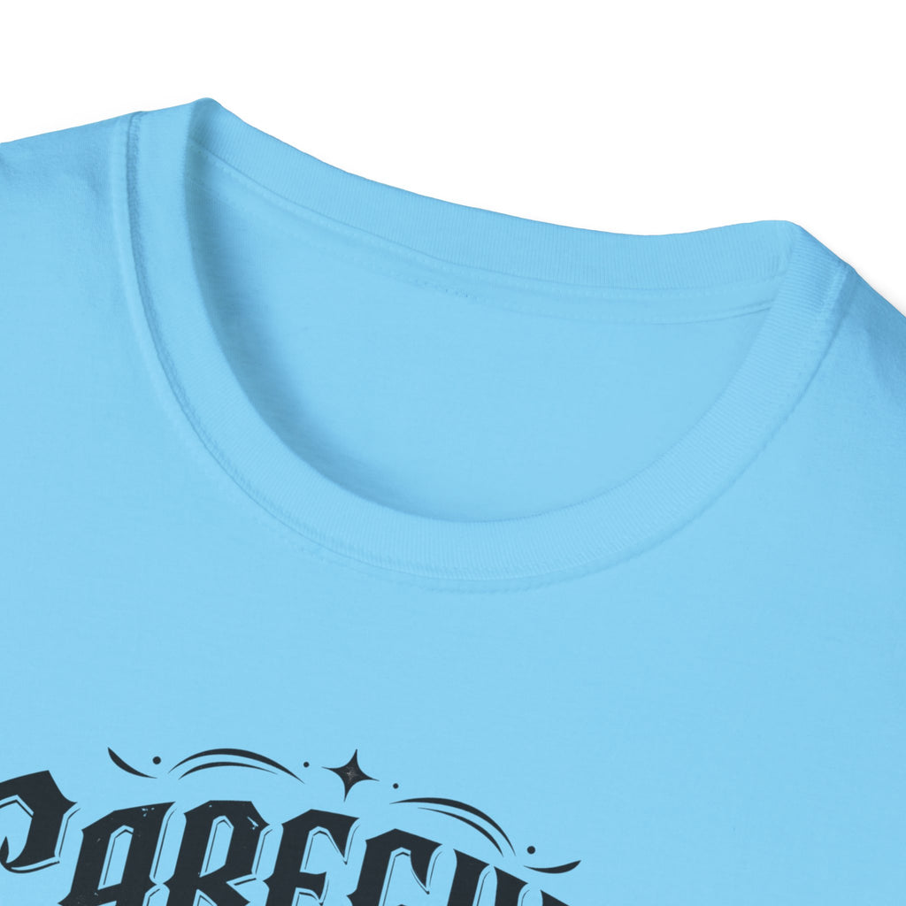 Caregiver T-Shirt - "Caregiver With A Little Bit Of Attitude" Graphic Tee