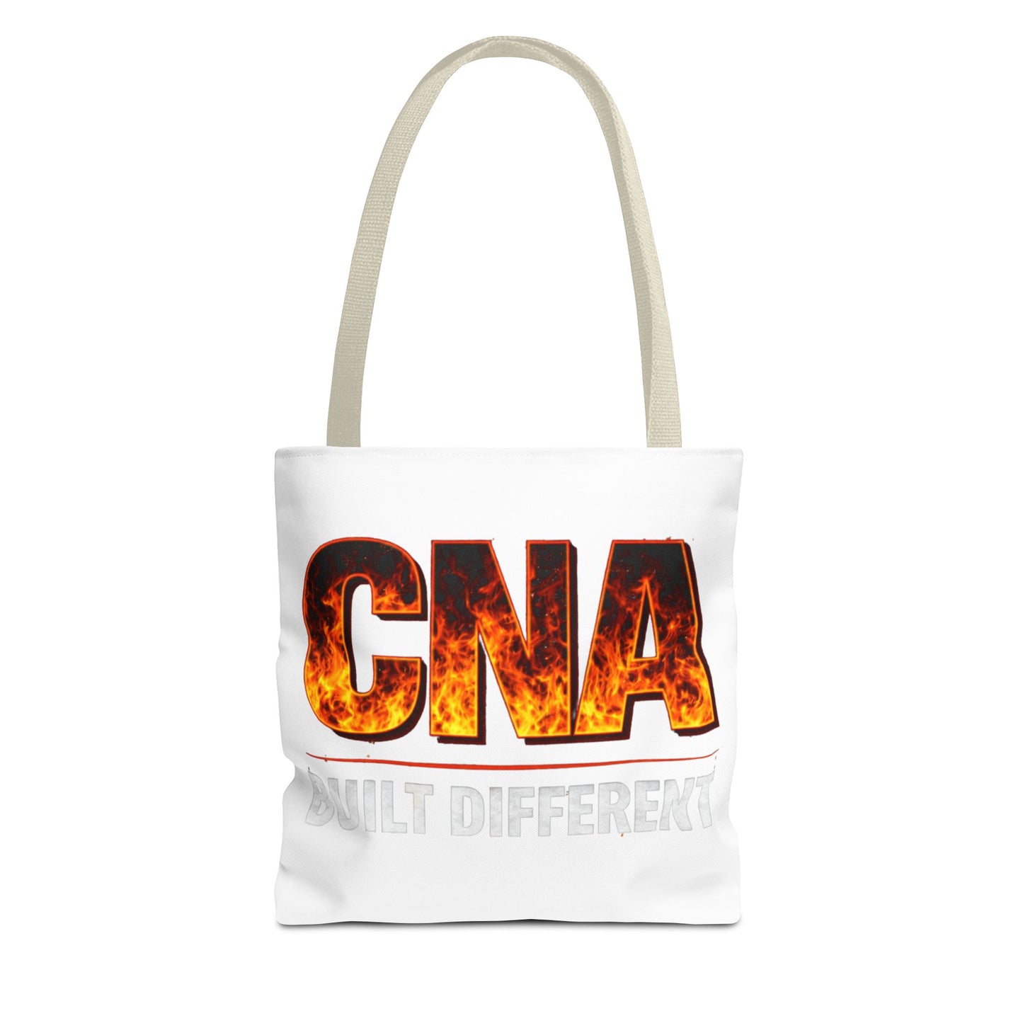 CNA Flame Graphic Tote Bag — Proud Certified Nursing Assistant Gift