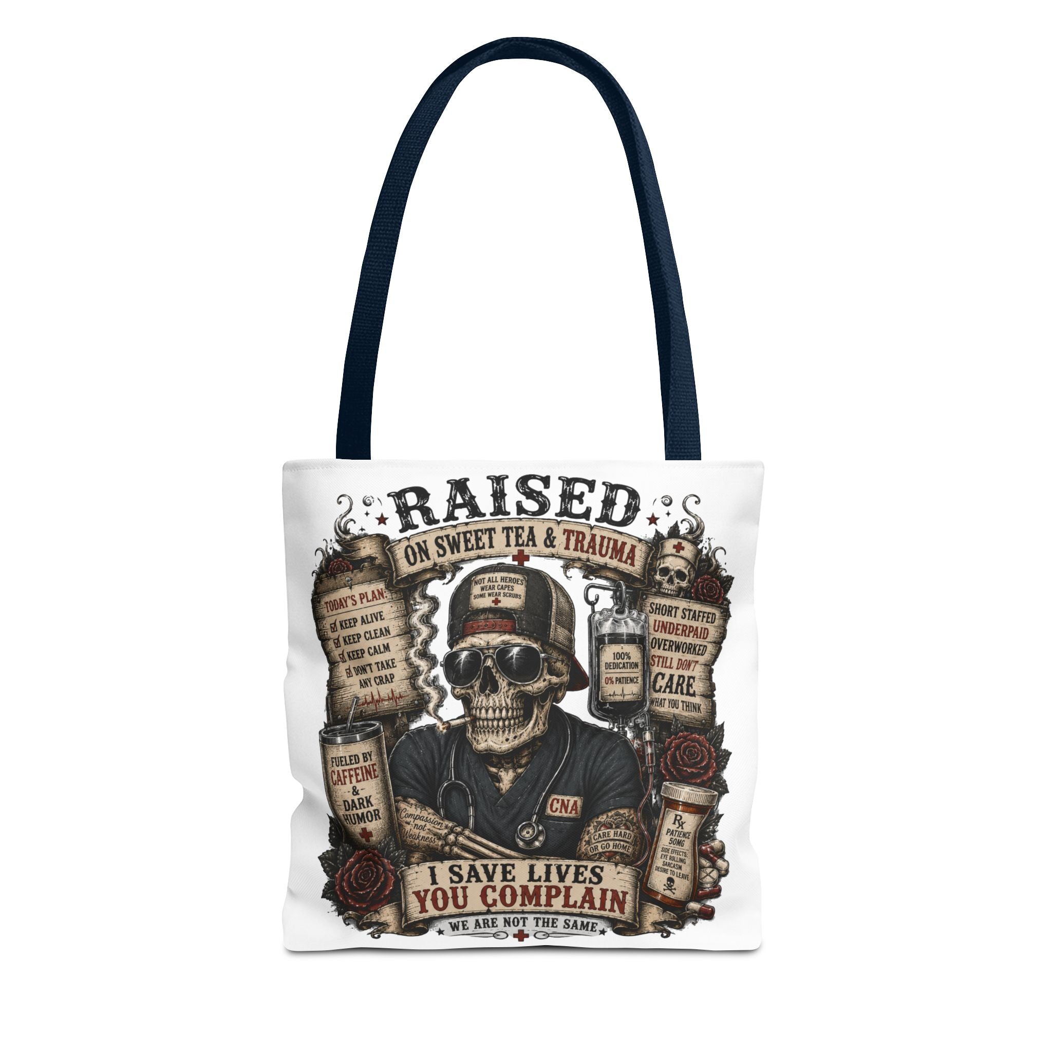 Tote — "Raised on Sweet Tea & Trauma"