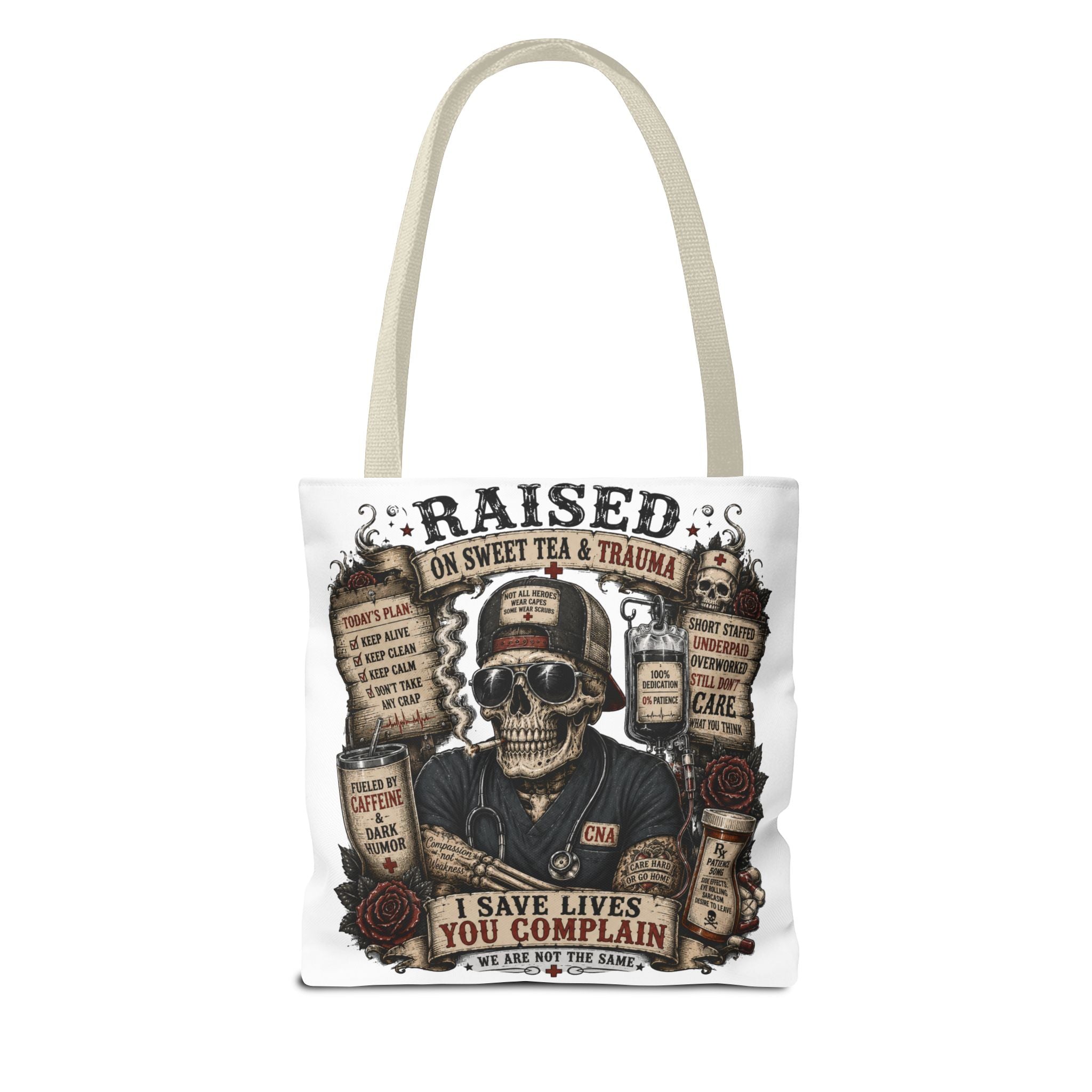 Tote — "Raised on Sweet Tea & Trauma"