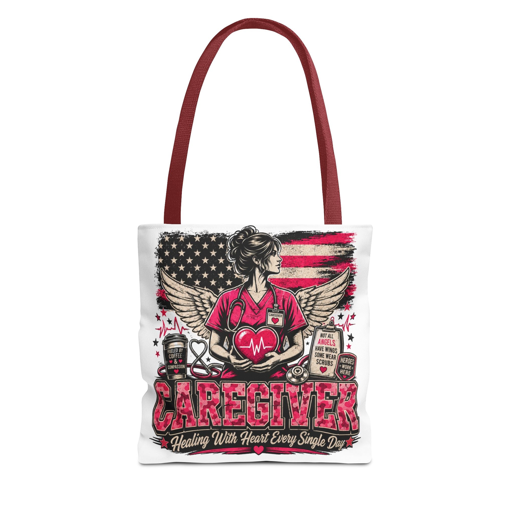 Caregiver Tote Bag – Nursing Angel Design,