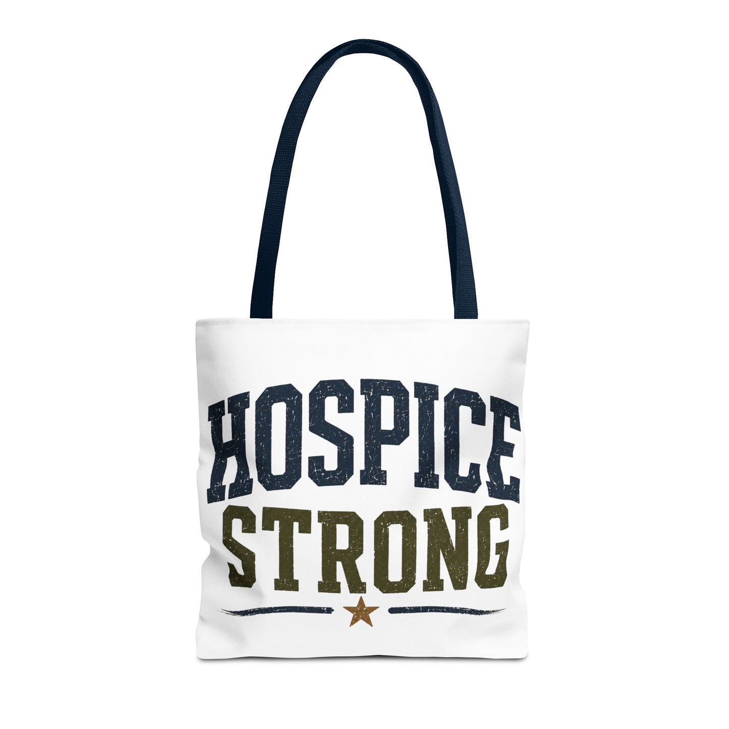 Hospice Strong Tote Bag — Support & Awareness Canvas Carryall