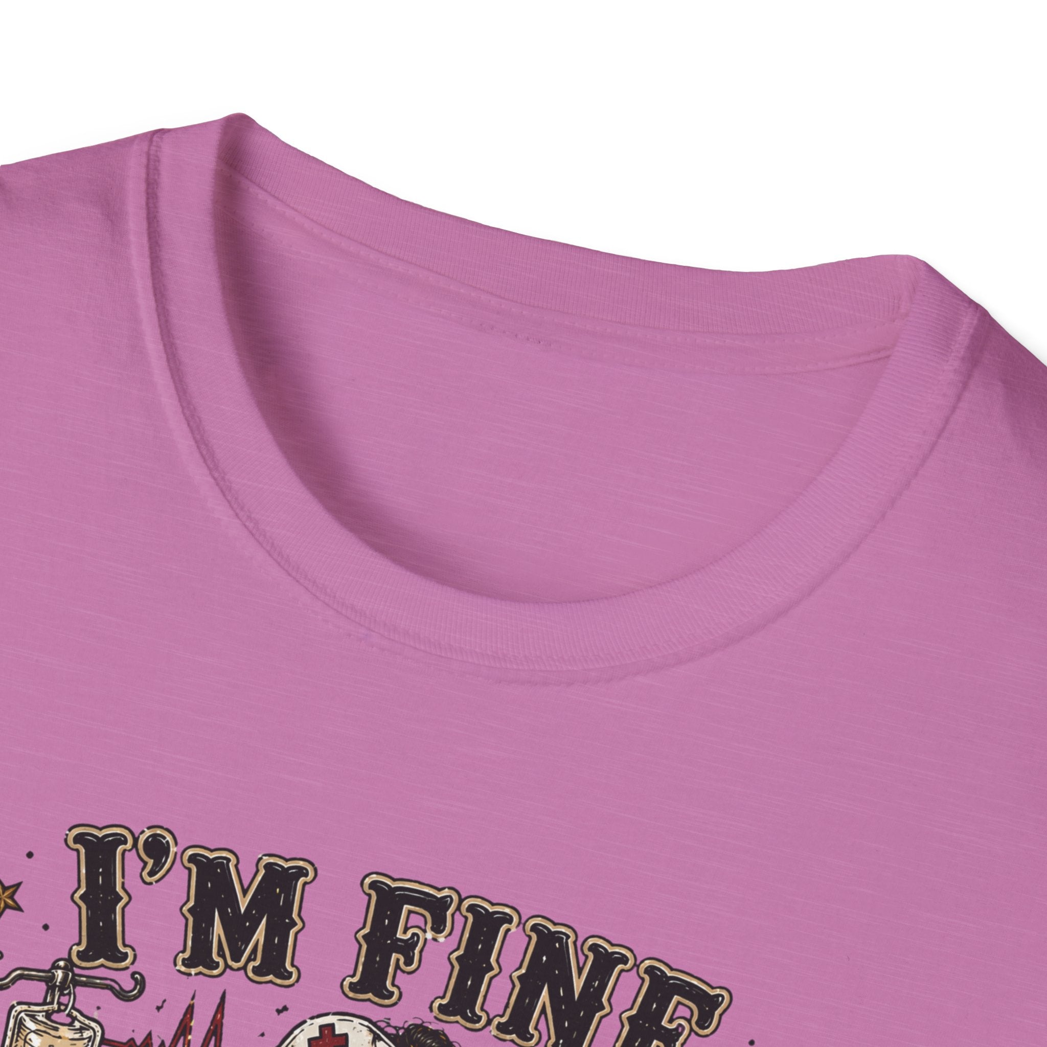 I'm Fine This Is Fine T-Shirt — Dark Humor Skeleton Graphic Tee