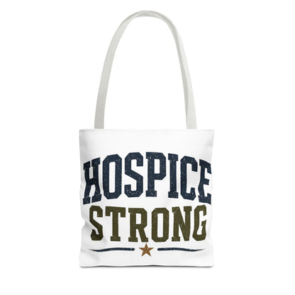 Hospice Strong Tote Bag — Support & Awareness Canvas Carryall