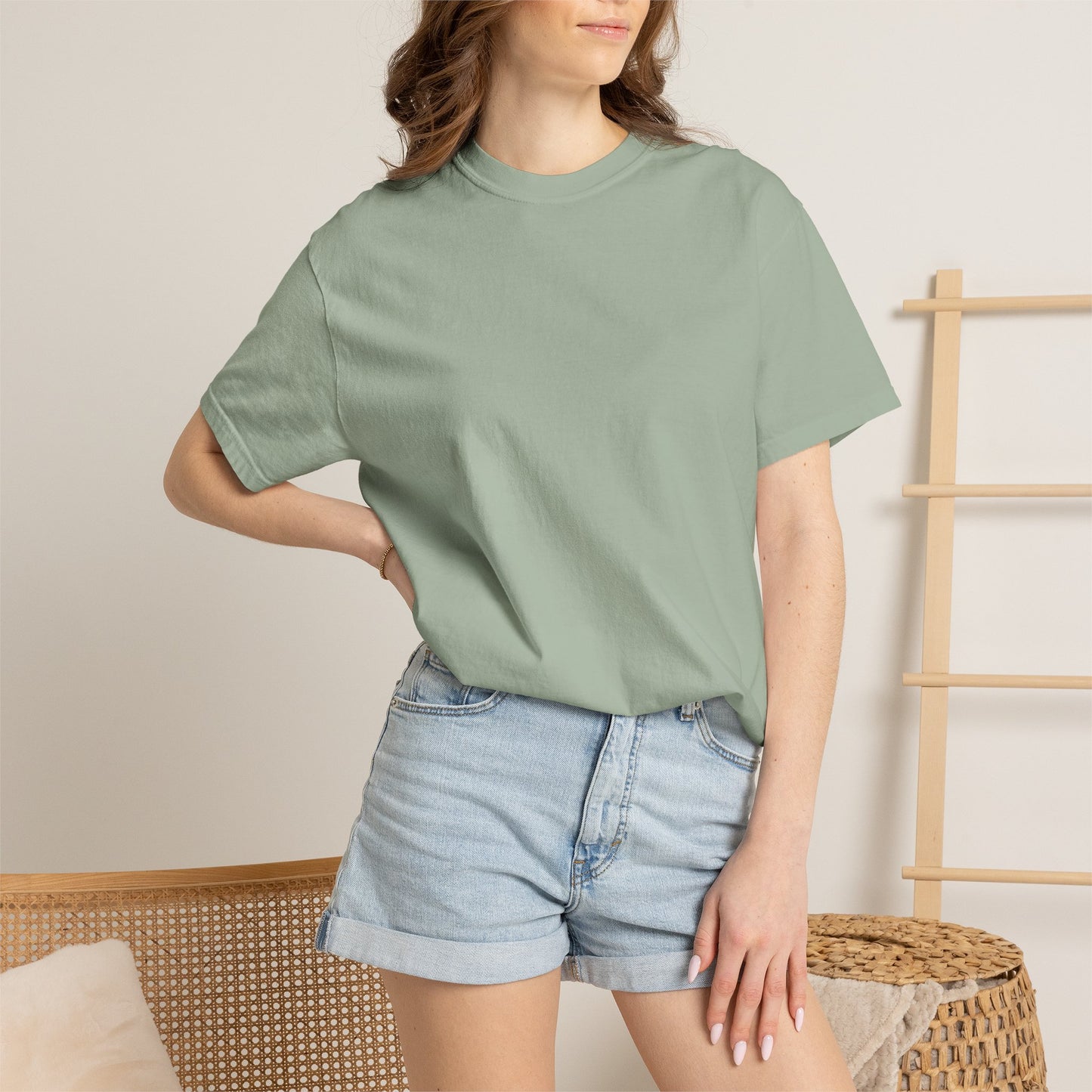 Caregiver Mode T-Shirt — Heartbeat Logo & Mountain Graphic