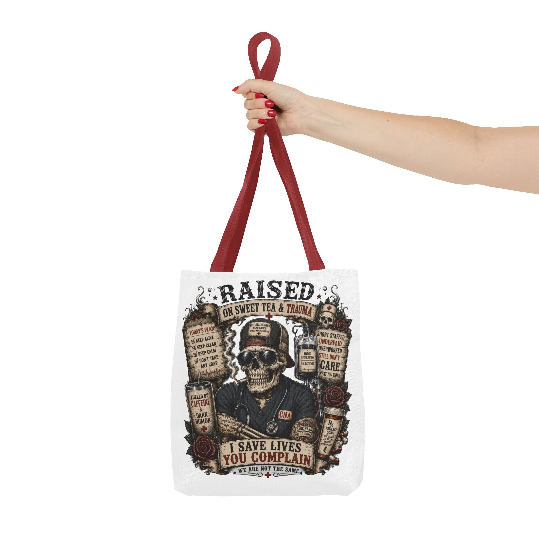 Tote — "Raised on Sweet Tea & Trauma"