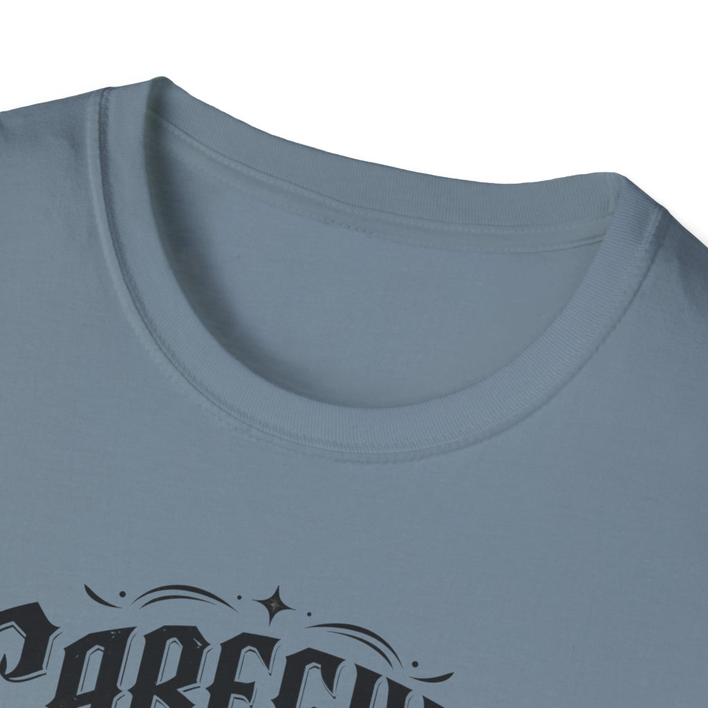 Caregiver T-Shirt - "Caregiver With A Little Bit Of Attitude" Graphic Tee
