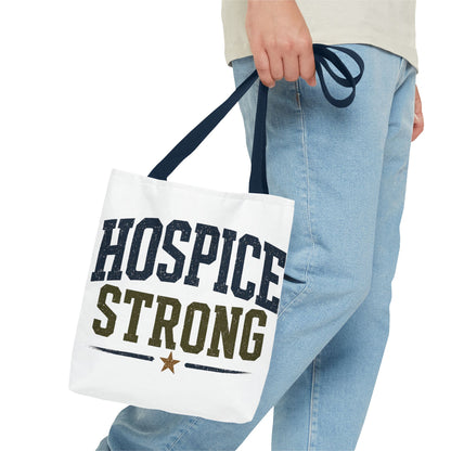 Hospice Strong Tote Bag — Support & Awareness Canvas Carryall