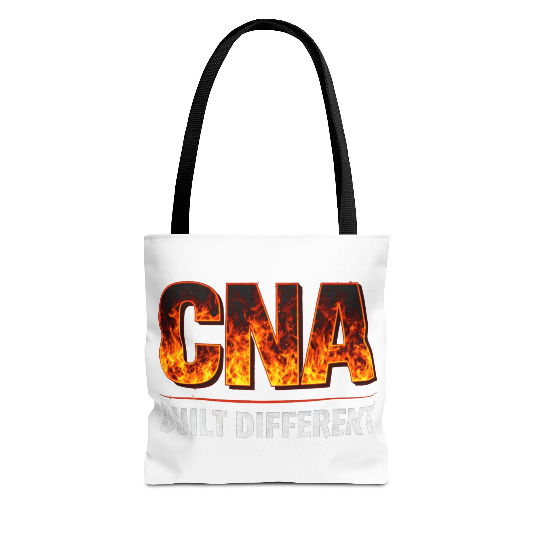 CNA Flame Graphic Tote Bag — Proud Certified Nursing Assistant Gift