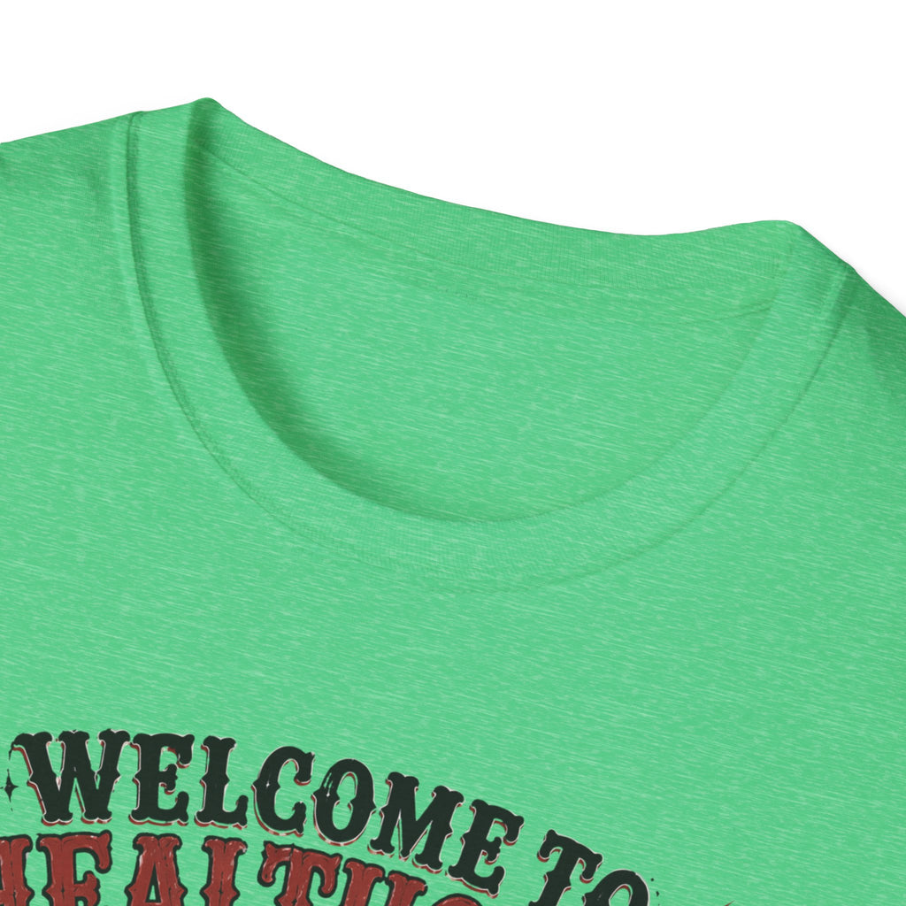 T-Shirt — “Welcome to Healthcare: Where Sleep Is Optional Skull Graphic Tee