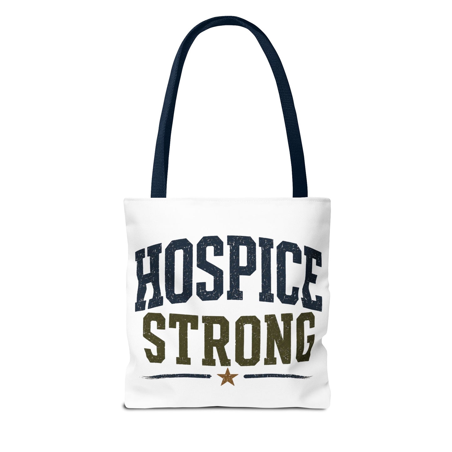 Hospice Strong Tote Bag — Support & Awareness Canvas Carryall