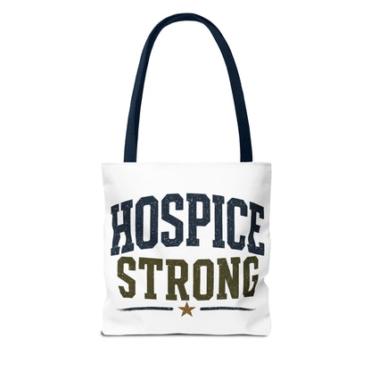 Hospice Strong Tote Bag — Support & Awareness Canvas Carryall