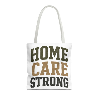 Home Care Strong Tote Bag — Durable AOP Shopper for Caregivers & Nurses